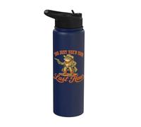 You Just Yee'd Your Last Haw Funny Outlaw Cowboy Frog Stainless Steel Insulated Water Bottle