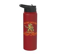 You Just Yee'd Your Last Haw Funny Outlaw Cowboy Frog Stainless Steel Insulated Water Bottle