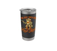 You Just Yee'd Your Last Haw Funny Outlaw Cowboy Frog Vaso térmico de acero inoxidable de doble pared
