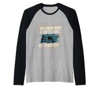 You Know What I Can't Stand No Seriously Amputado - Camiseta Manga Raglan