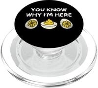 You Know Why I'm Here Funny Foodie Deviled Eggs Men Women PopSockets PopGrip para MagSafe