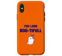 You Look Boo-tiful Halloween Illustration Graphic Designs Carcasa para iPhone X/XS