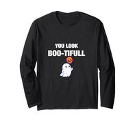 You Look Boo-tiful Halloween Illustration Graphic Designs Manga Larga