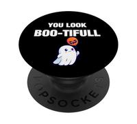 You Look Boo-tiful Halloween Illustration Graphic Designs PopSockets PopGrip Adhesivo