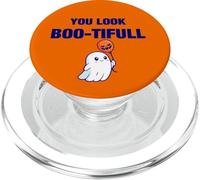 You Look Boo-tiful Halloween Illustration Graphic Designs PopSockets PopGrip para MagSafe