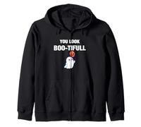 You Look Boo-tiful Halloween Illustration Graphic Designs Sudadera con Capucha