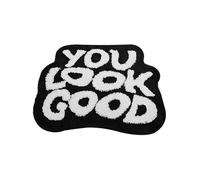 You Look Good Bath Mat Cute Bathroom Rugs Non- Absorbent Shower Rug for Bathroom Decor Kitchen Livi-dwdz