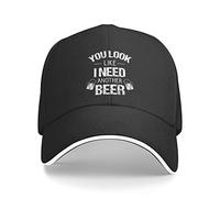 You Look Like I Need A Beer Hat Hombres Mujeres Moda Gorra De Béisbol Papá Sombreros Verano Gorras Ajustable Sunhat
