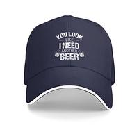 You Look Like I Need A Beer Hat Hombres Mujeres Moda Gorra De Béisbol Papá Sombreros Verano Gorras Ajustable Sunhat