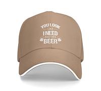 You Look Like I Need A Beer Hat Hombres Mujeres Moda Gorra De Béisbol Papá Sombreros Verano Gorras Ajustable Sunhat