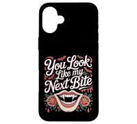 You Look Like My Next Bite Vampire Flirt Party - Carcasa para iPhone 16 Plus