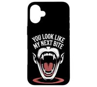 You Look Like My Next Bite Vampire Flirt Party - Carcasa para iPhone 16 Plus