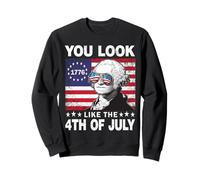 You Look Like The 4th of July Funny Geroje Washington Sudadera