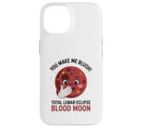 You Make Me Blush Total Eclipse Lunar Sangre Luna Tierra Sol Carcasa para iPhone 14