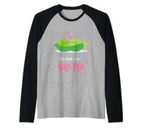 You Make Me HAP-Pea Heart Valentine Men Women Love Adult Camiseta Manga Raglan
