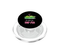 You Make Me HAP-Pea Heart Valentine Men Women Love Adult PopSockets PopGrip para MagSafe