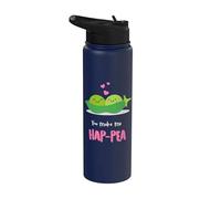 You Make Me Hap-Pea Heart Valentine Men Women Love Adult Stainless Steel Insulated Water Bottle