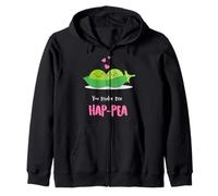 You Make Me HAP-Pea Heart Valentine Men Women Love Adult Sudadera con Capucha