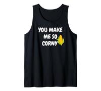 You Make Me So Corny - Funny Romantic Corn Tees Decor Mugs Camiseta sin Mangas