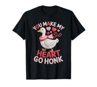 You Make My Heart Go Honk Design - Dulce Goose Love Camiseta