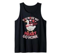 You Make My Heart Go Honk Design - Dulce Goose Love Camiseta sin Mangas