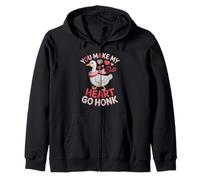 You Make My Heart Go Honk Design - Dulce Goose Love Sudadera con Capucha