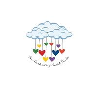 You Make My Heart Smile: A Whimsical Notebook for Love Notes, Gratitude & Creative Expressions | A 60-Page Rainbow Heart Cloud Journal