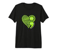 You Matter Conciencia sobre la Salud Mental y Punto y Coma Camiseta Premium