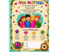 You Matter! Emotional Wellness & Self-Esteem Notebook for Kids Feelings, Confidence, Respect, Emotional Intelligence, Mindfulness & Mental Health ... teaching children self-worth, kindness
