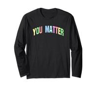 You Matter, inspirador, motivacional, optimista Manga Larga