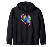 You Matter - Punto y Coma de concientización sobre la prevención del Suicidio Sudadera con Capucha