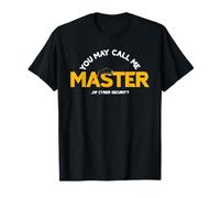 You May Call Me Master Cyber Security Graduación Celebra Camiseta