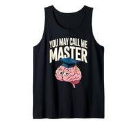 You May Call Me Master Graduate Humor Funny Graduation Camiseta sin Mangas