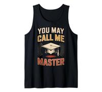 You May Call Me Master - Regalos de graduación Vintage para él y Ella Camiseta sin Mangas