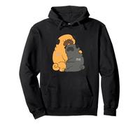 You Me Pug Sudadera con Capucha