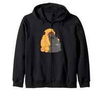 You Me Pug Sudadera con Capucha
