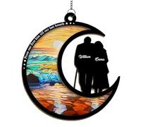 You & Me Together Forever, atrapasueños personalizados para colgar ventanas, regalos de cumpleaños de aniversario para esposa, marido, regalos de boda de inauguración de la casa para parejas