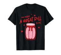 You Mean A Great Dill To Me Funny Pickle Pun Valentine Camiseta