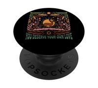 You Mererve Your Own Love Deer Graphic PopSockets PopGrip Adhesivo