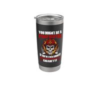You Might Be A Firefighter Fireman Firefighters Lovers Vaso térmico de acero inoxidable de doble pared