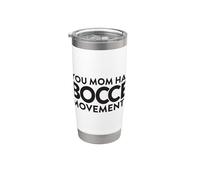 You Mom Has Bocce Movements Ball With Jack Bocci Game Bocce Vaso térmico de acero inoxidable de doble pared