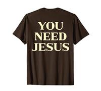 You Need Jesus Shirt God Faith Christian Men Women Kids Camiseta