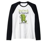 You Owe To Your Self - camisa de inspiración de cita Camiseta Manga Raglan