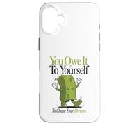 You Owe To Your Self - camisa de inspiración de cita Carcasa para iPhone 16 Plus