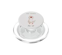 You Quack Me Up - Juego de Palabras de Acuarela con diseño de Pato PopSockets PopGrip para MagSafe