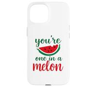 You’re One in a Melon Juicy Pun Design Ripe with Personality Carcasa para iPhone 15