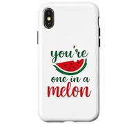 You’re One in a Melon Juicy Pun Design Ripe with Personality Carcasa para iPhone X/XS