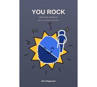 You Rock-Lined Notebook with Flip-Book Corner Animation: 100-Page Wide-Ruled Journal with a Fun Flipbook Surprise in the Corner