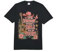 You See Someone Without a Smile Give Them One of Yours Love Comfort Colors Adult Heavyweight T-Shirt