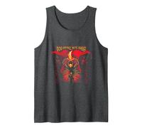 You Shall Not Pass Fantasy Wizard Art- EL SEÑOR DE LOS Anillos Camiseta sin Mangas, Hombre, Jaspeado Oscuro, L